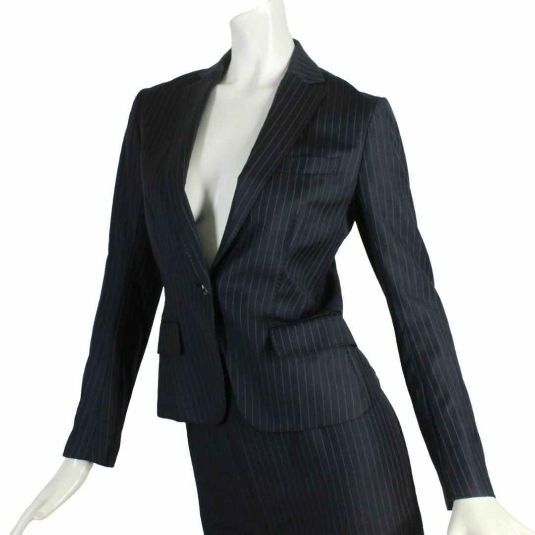 THE SUIT COMPANY(スーツカンパニー)の10【美品】ザ スーツカンパニー シー スカートスーツ 上36下40 黒 秋冬春 レディースのフォーマル/ドレス(スーツ)の商品写真