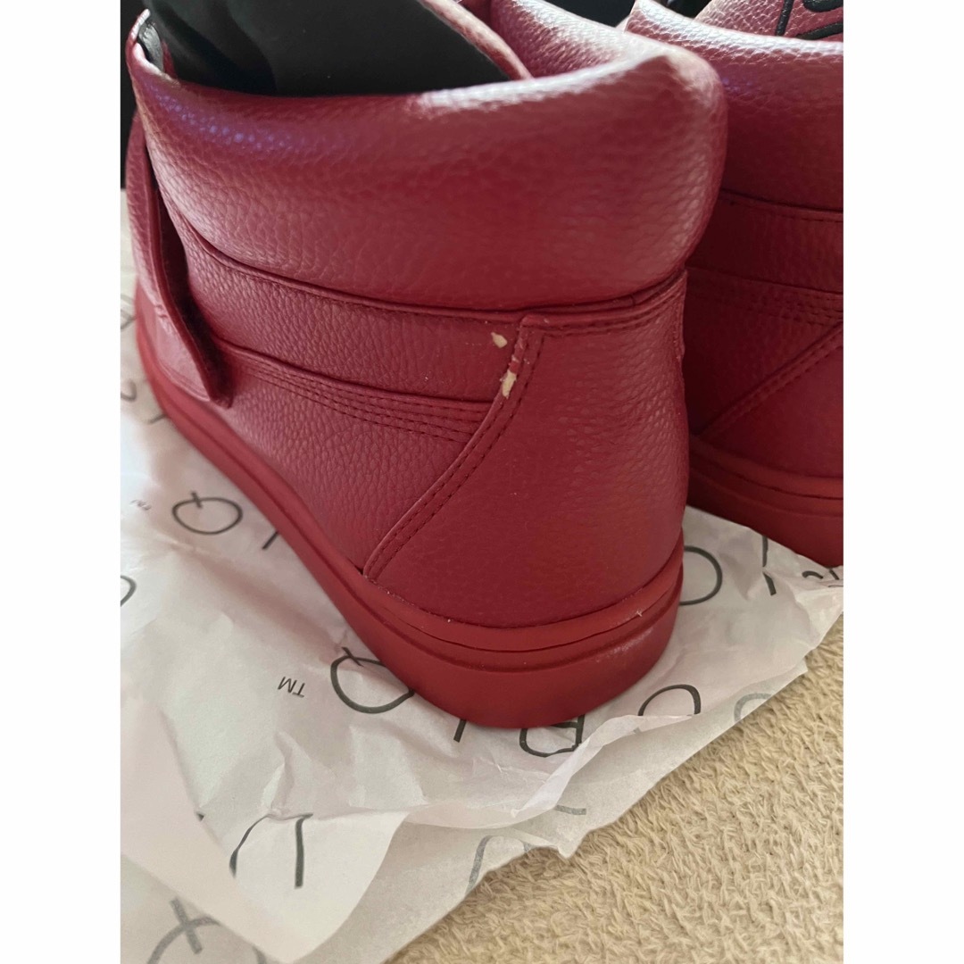 UBIQ(ユービック)のSKY-HIxUBIQxOptimystik コラボスニーカー 29cm　赤 メンズの靴/シューズ(スニーカー)の商品写真