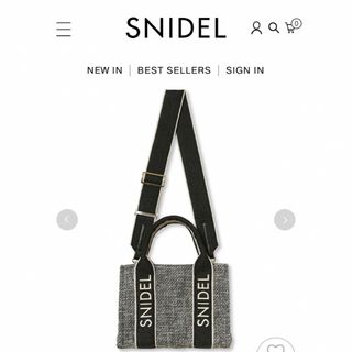 スナイデル(SNIDEL)のスナイデル キルティングロゴバッグ🌷新作新品🍀完売色(トートバッグ)