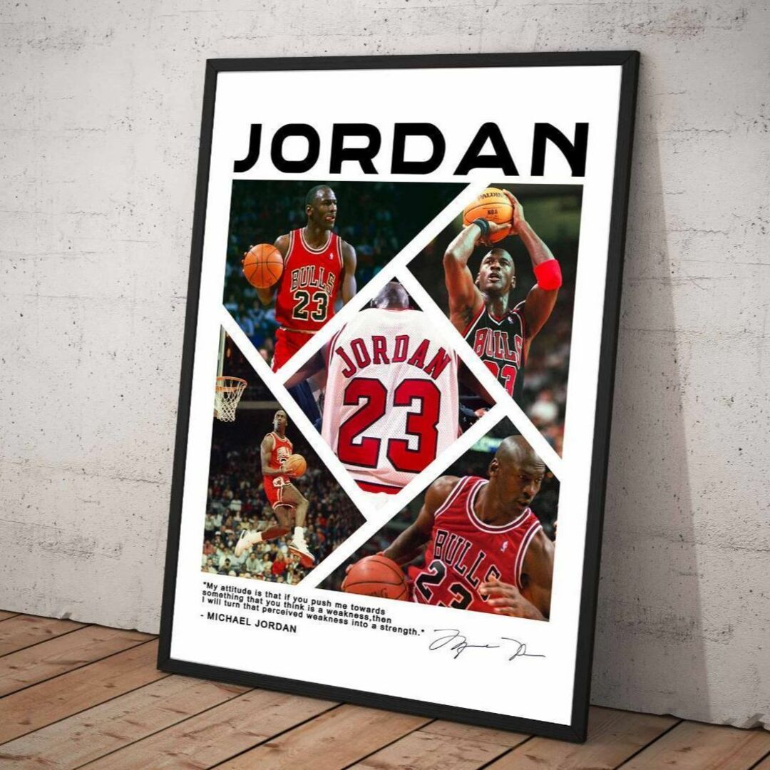 NBA マイケル・ジョーダン ポスター フレーム付き 297×420mm c2 NBA マイケル・ジョーダン ポスター フレーム付き 297×420mm c2