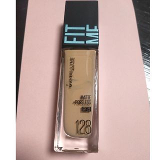 メイベリン(MAYBELLINE)のフィットミー リキッド ファンデーション R【マット】128 自然な明るさ(イエ(ファンデーション)