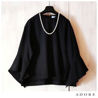 アドーア(ADORE)の◆幻◆ 新品 定価3.1万円 ADORE VERY掲載　ライトグログランブラウス(シャツ/ブラウス(長袖/七分))