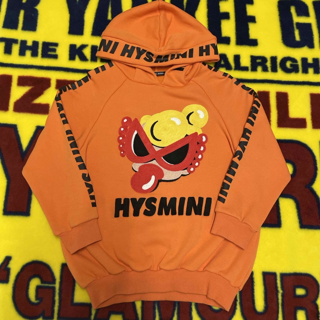 HYSTERIC MINI(ヒステリックミニ)の【専用】刺繍ローリング裏毛パーカー(120)🍊🧡 キッズ/ベビー/マタニティのキッズ服男の子用(90cm~)(ジャケット/上着)の商品写真