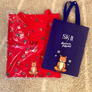 エスケーツー(SK-II)のメゾンキツネトートバッグ　SK-IIコラボ(トートバッグ)