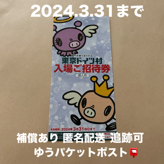 東京ドイツ村 チケット 入園料無料 招待券 2024.3.31まで(遊園地/テーマパーク)
