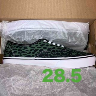 ワコマリア(WACKO MARIA)のWACKO MARIA×VANS AUTHENTIC 緑28.5(スニーカー)