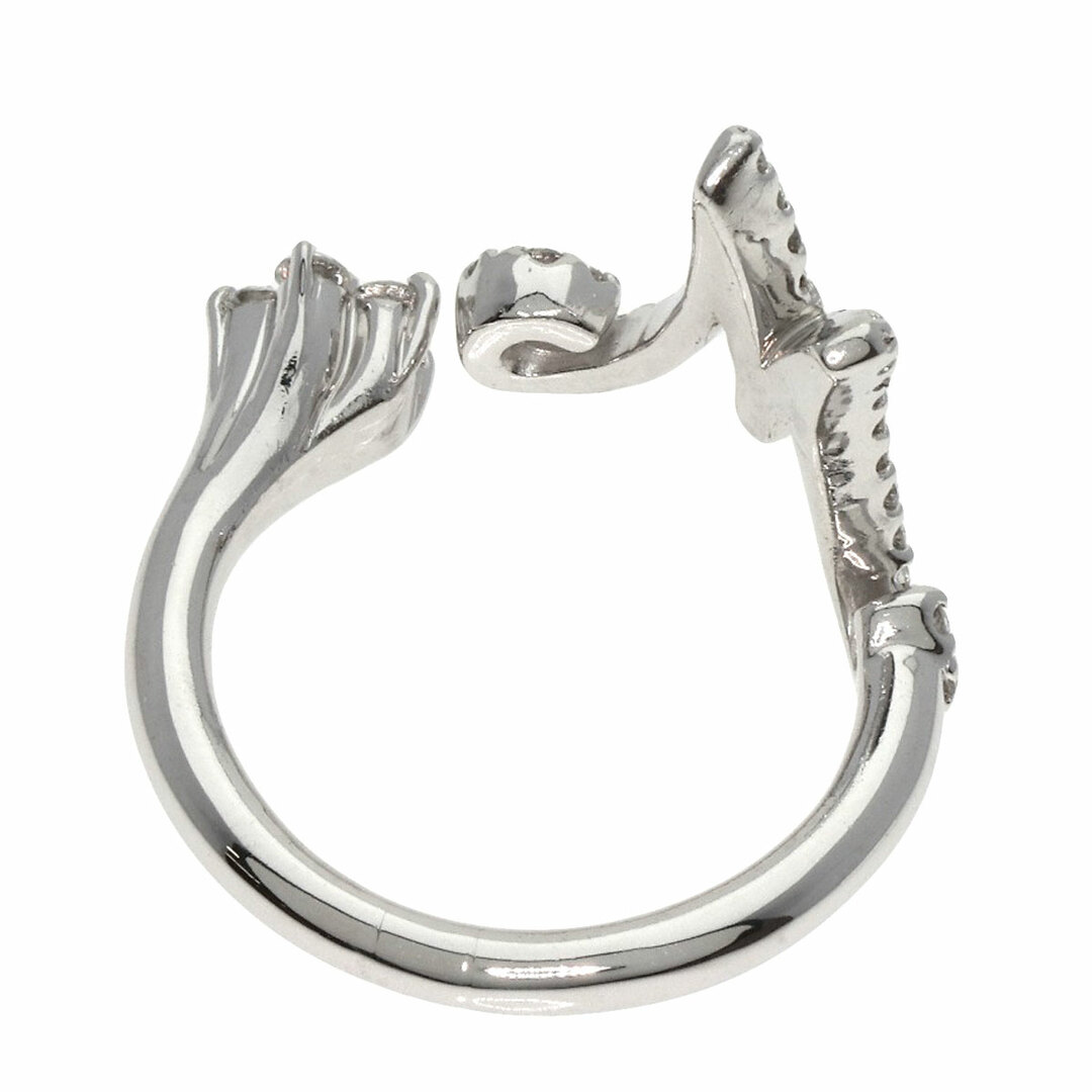 SELECT JEWELRY イニシャル M ダイヤモンド リング・指輪 K18WG レディース レディースのアクセサリー(リング(指輪))の商品写真