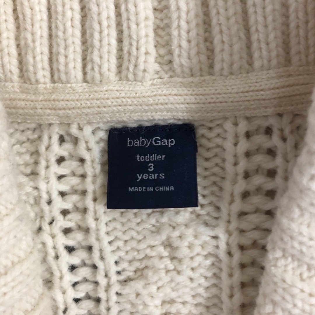 babyGAP(ベビーギャップ)のbaby gap ☆ ニットカーディガン　100 キッズ/ベビー/マタニティのキッズ服男の子用(90cm~)(カーディガン)の商品写真