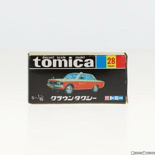 トミカ No.28 1/65 トヨタ クラウン タクシー(イエロー×オレンジ/黒箱) 復刻版 完成品 ミニカー トミー