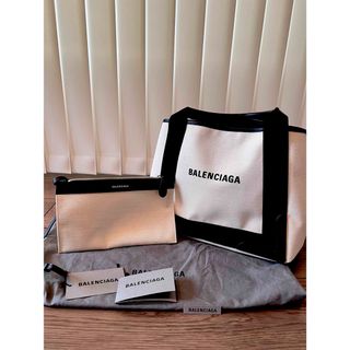 バレンシアガ(Balenciaga)のバレンシアガ BALENCIAGA NAVY CABAS S トートバッグ(トートバッグ)