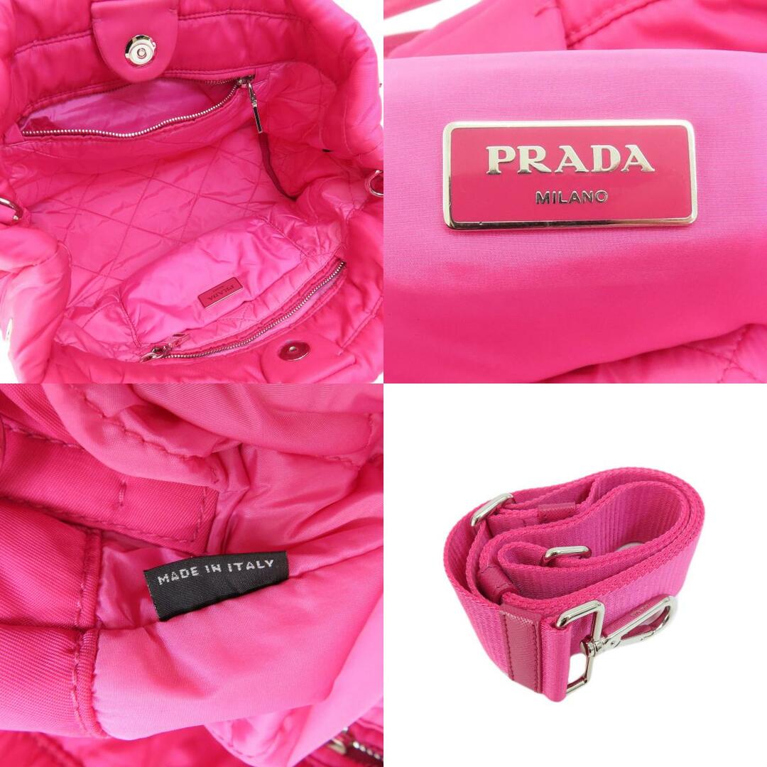 PRADA(プラダ)のPRADA BN2771 ロゴ金具 2WAY ハンドバッグ ナイロン レディース レディースのバッグ(ハンドバッグ)の商品写真