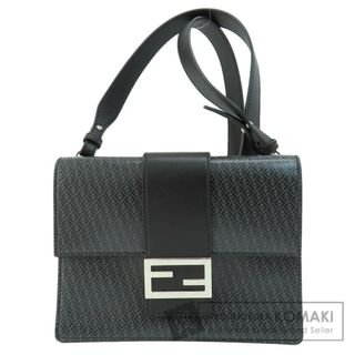 フェンディ(FENDI)のFENDI ロゴ ショルダーバッグ レザー レディース(ショルダーバッグ)