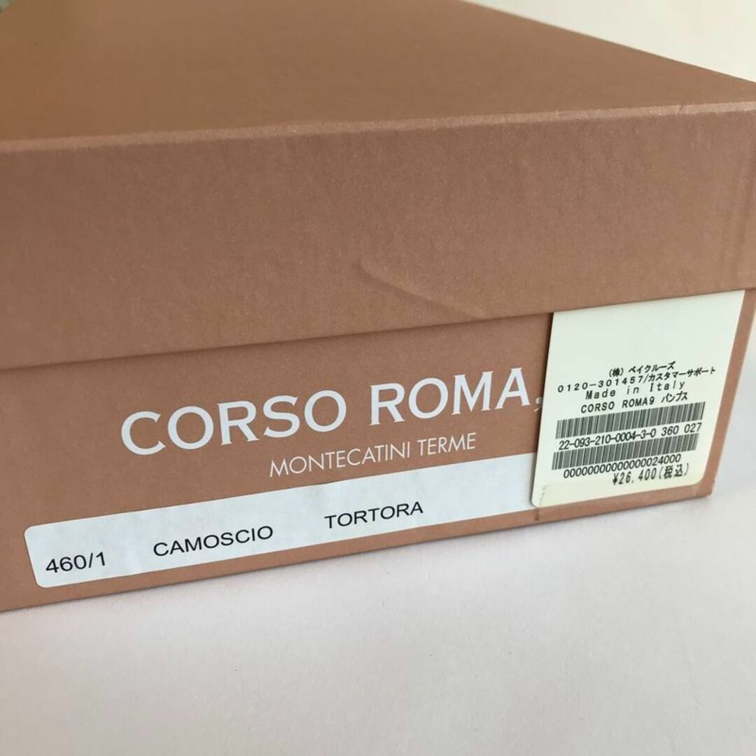 CORSO ROMA 9 - 新品 CORSO ROMA,9 コルソローマ スエード パンプス 36