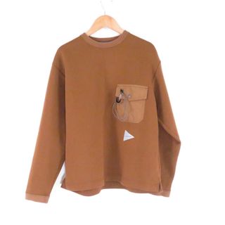 アンドワンダー(and wander)のand wander アンドワンダー 574-2284360 airly warm crew neck T スウェット WS ポリエステル 他 トップス カラビナ トレーナー レディース AM5083A47 (その他)