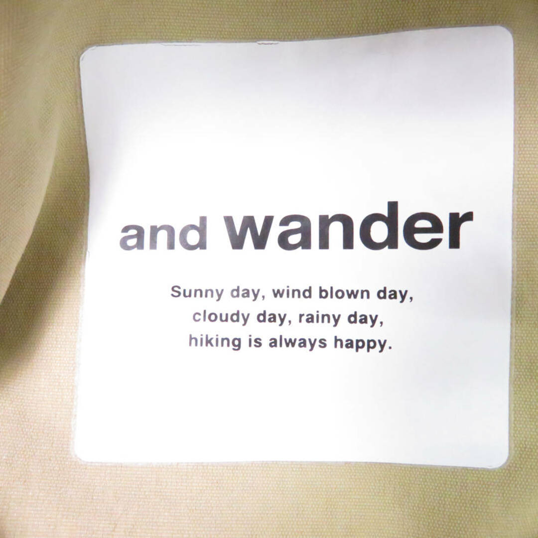 and wander(アンドワンダー)の美品 and wander アンドワンダー 574-0952076 nylon climbing pants パンツ 0 ナイロン100％ レディース AM5087A47  レディースのパンツ(その他)の商品写真