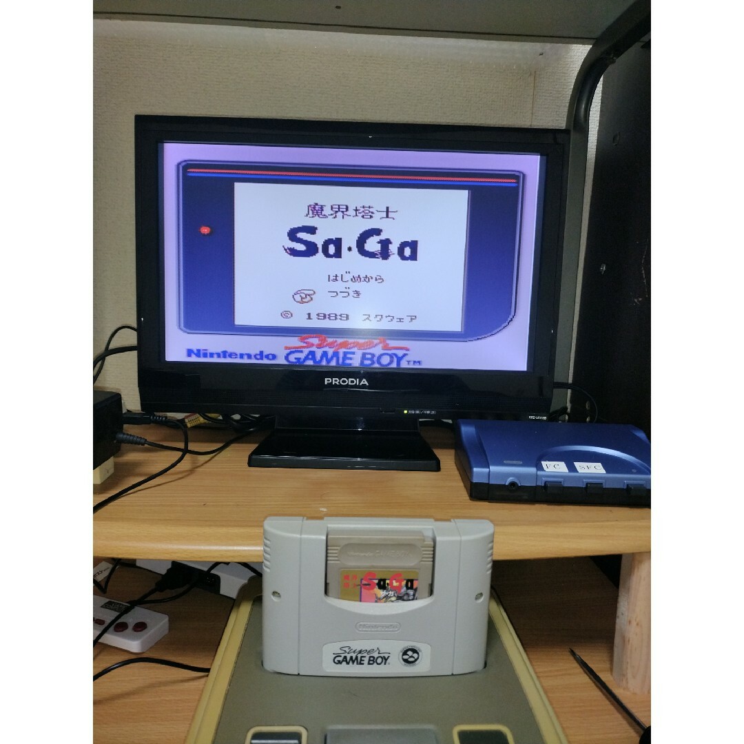 ゲームボーイ(ゲームボーイ)のSa・Gaセット エンタメ/ホビーのゲームソフト/ゲーム機本体(携帯用ゲームソフト)の商品写真