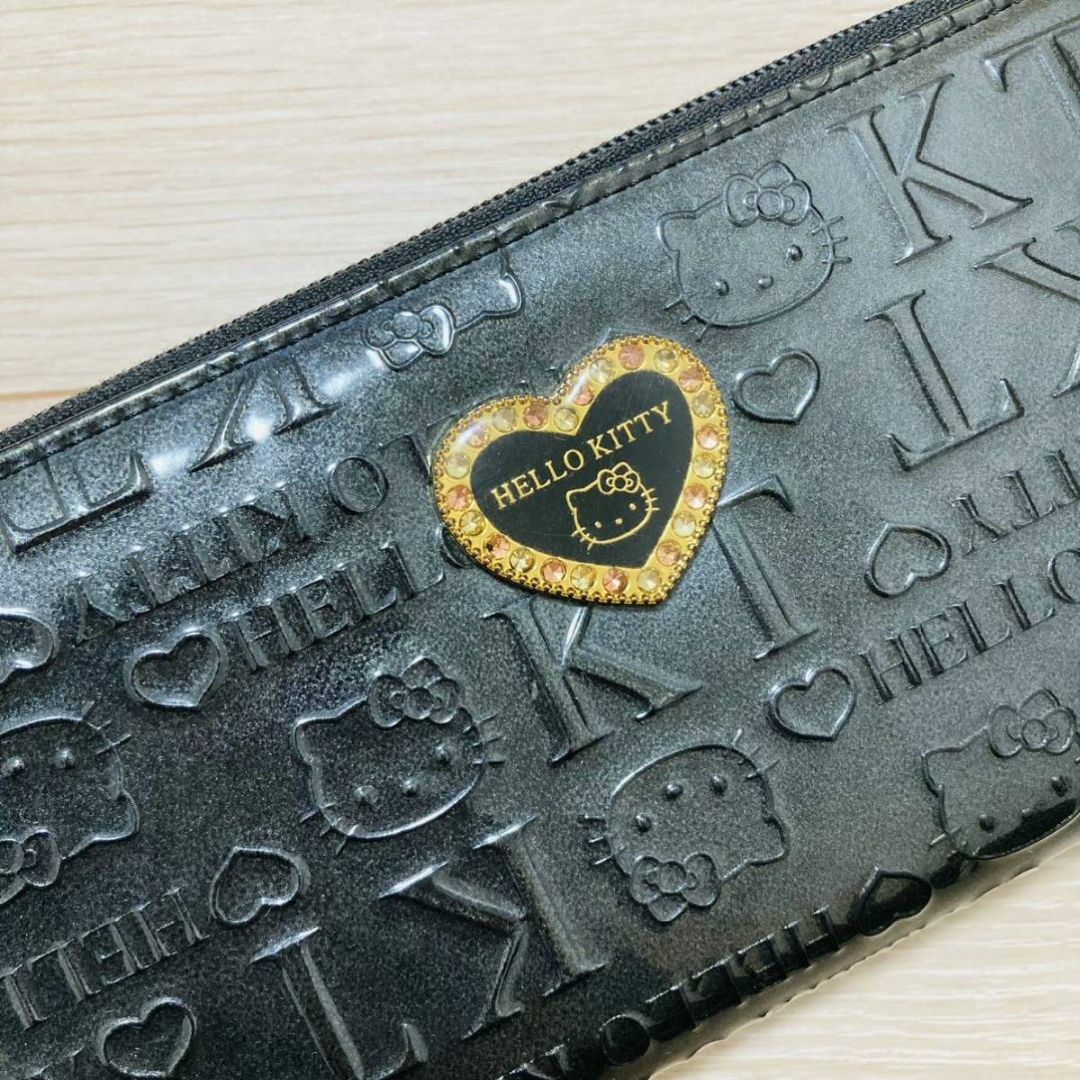 長財布 ウォレット 黒 エナメル キティ ハローキティ キティー 長財布 ウォレット 黒 エナメル キティ ハローキティ キティー