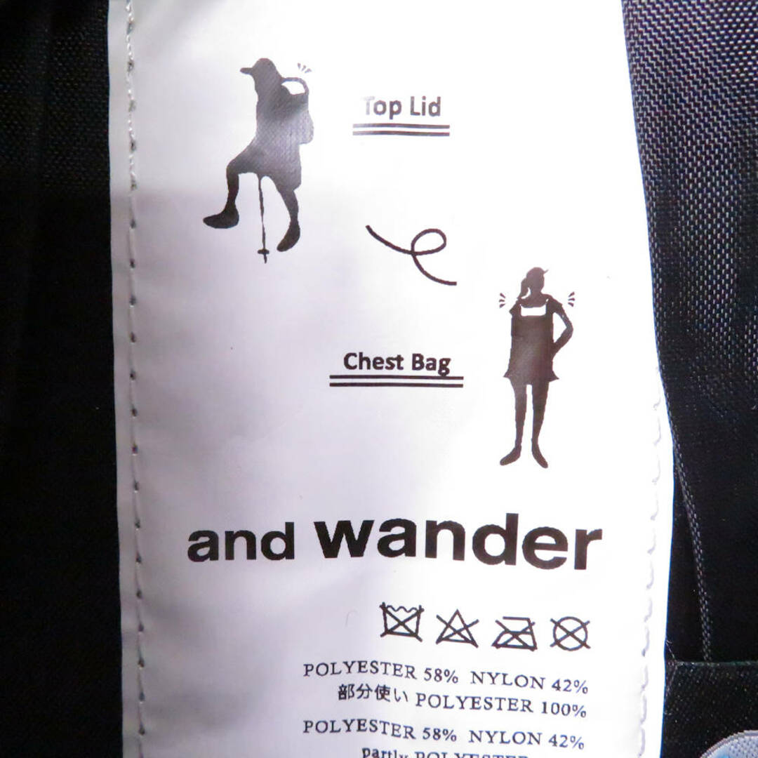 and wander(アンドワンダー)の美品 and wander アンドワンダー 574-0975007 X-Pac リュックサック ポリエステル ナイロン バックパック AM5095W3  レディースのバッグ(リュック/バックパック)の商品写真