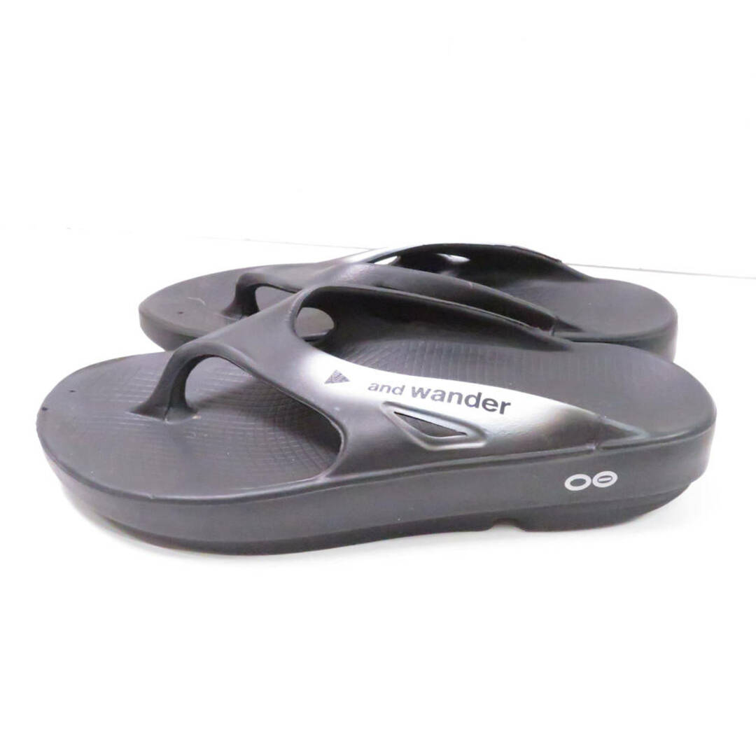 and wander(アンドワンダー)のand wander アンドワンダー OOFOS original × and wander recovery sandal サンダル EU38(23.5～24cm） ビーチ シャワー レディース AM5097C  レディースの靴/シューズ(サンダル)の商品写真
