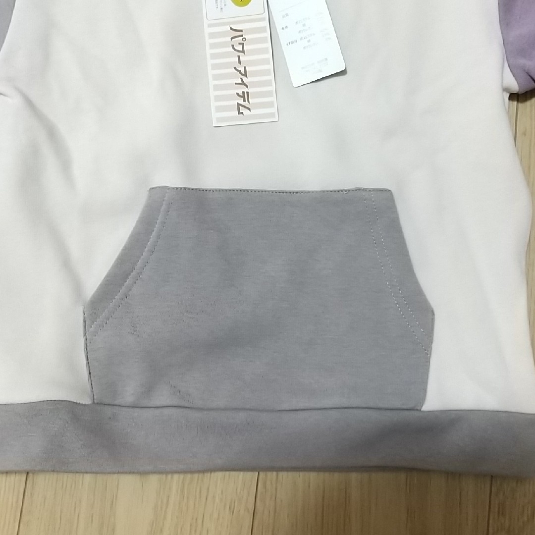 ☆こどおじ様専用☆【新品未使用】120cm 裏起毛トレーナー キッズ/ベビー/マタニティのキッズ服女の子用(90cm~)(Tシャツ/カットソー)の商品写真