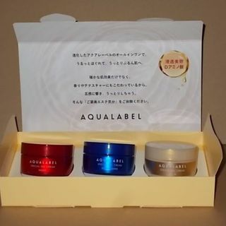 アクアレーベル(AQUALABEL)のアクアレーベル　オールインワンジェル　3点セット　試用見本(オールインワン化粧品)