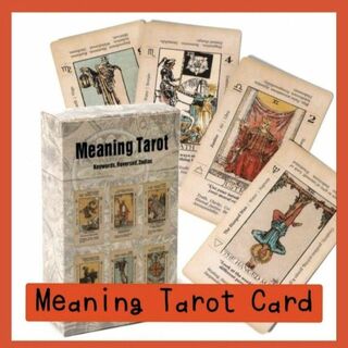 【新品未使用】Meaning Tarot Card タロットカードの意味が記載(趣味/スポーツ/実用)