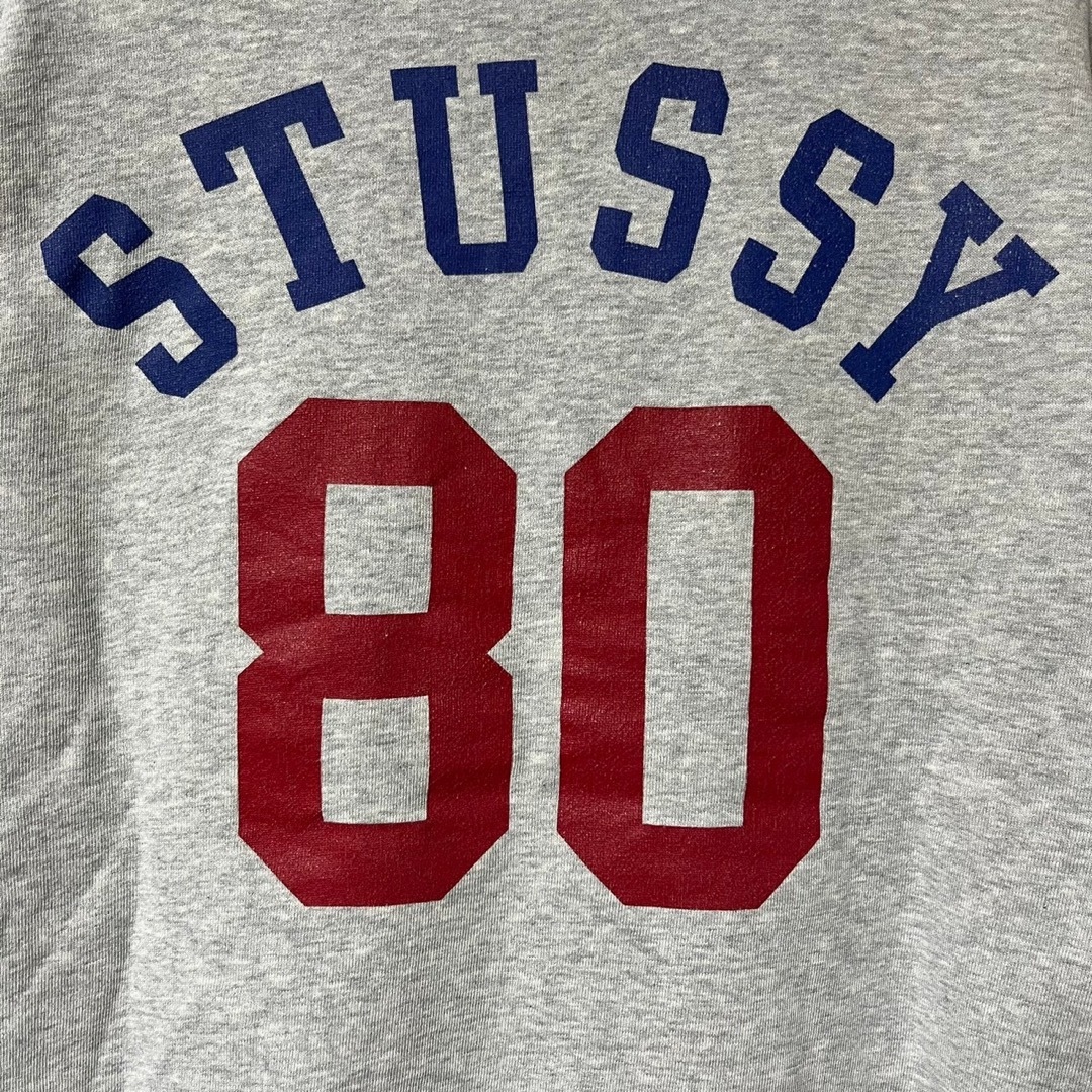 stussy ステューシー パーカー プリントロゴ 両面ロゴ 背番号 80