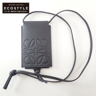 ロエベ(LOEWE)のロエベ 【美品】C500G14X01 アナグラム スライディング(名刺入れ/定期入れ)