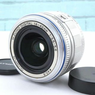 OLYMPUS - オリンパス 電動パンケーキレンズ M.ZUIKO 14-42mm シルバー