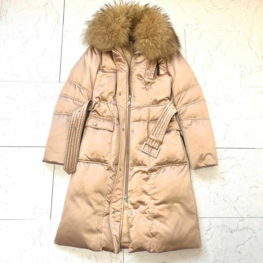 EPOCA - 【エポカ】美品 ラクーンファー Aライン ダウンコート