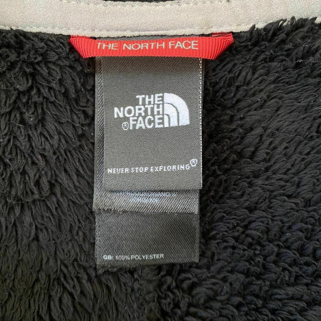 THE NORTH FACE(ザノースフェイス)のc13ノースフェイス レディース ボアフリース ハーフジップ ロゴ刺繍ブラック レディースのトップス(その他)の商品写真