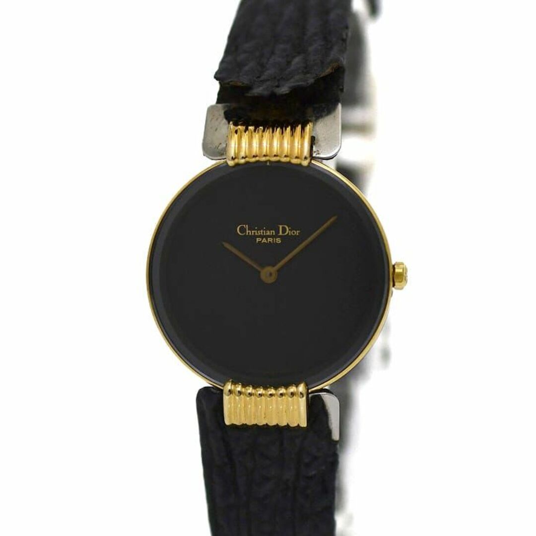Christian Dior - クリスチャン ディオール 腕時計 ブラック ゴールド