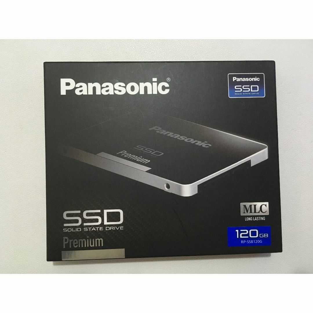 Panasonic(パナソニック)の【MLC】Panasonic RP-SSB120GAK   SSD【中古品】 スマホ/家電/カメラのPC/タブレット(PCパーツ)の商品写真