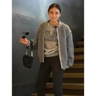 マックスマーラ(Max Mara)のMax Mara  マックスマーラ テディベア ボンバージャケット(その他)