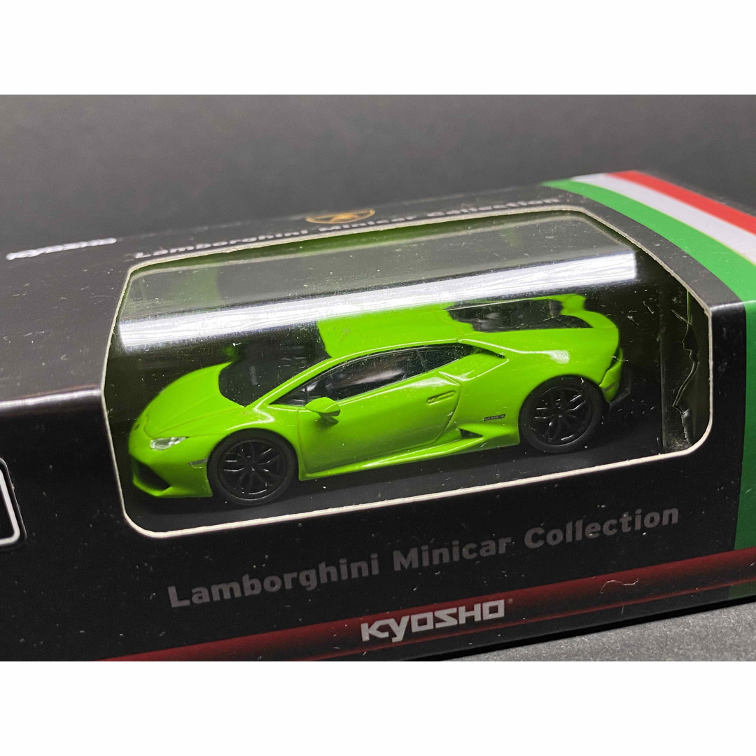 Lamborghini(ランボルギーニ)の2台セット 1/64 京商 ランボルギーニ ウラカン レッド グリーン 新品 エンタメ/ホビーのおもちゃ/ぬいぐるみ(ミニカー)の商品写真