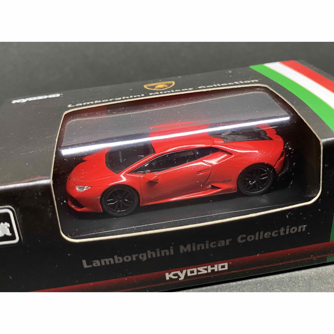 Lamborghini(ランボルギーニ)の2台セット 1/64 京商 ランボルギーニ ウラカン レッド グリーン 新品 エンタメ/ホビーのおもちゃ/ぬいぐるみ(ミニカー)の商品写真