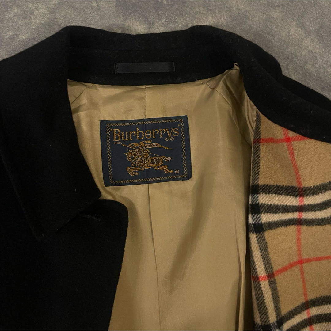 BURBERRY(バーバリー)のBURBERRY カシミアウールコート ネイビー レディースのジャケット/アウター(ロングコート)の商品写真