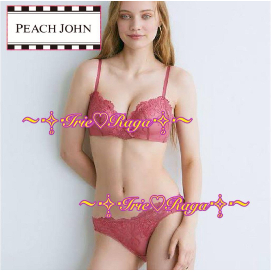 PEACH JOHN(ピーチジョン)の★PEACH JOHN★アンティークレッドTバックショーツ★パンツ下着★フラワー レディースの下着/アンダーウェア(ショーツ)の商品写真