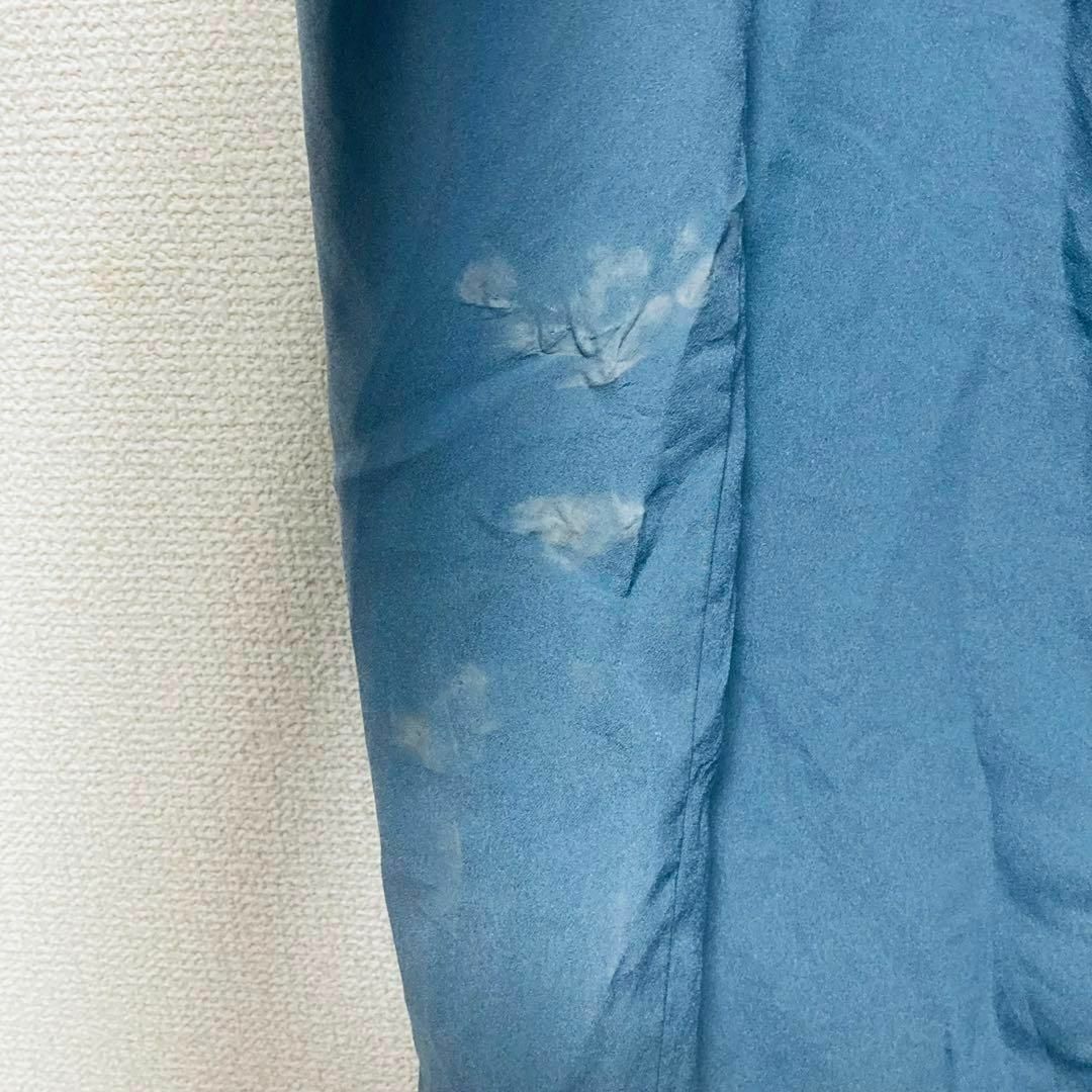 ■【オファロ】OFALO ワイシャツワンピース　ノーカラーシャツ　L レディースのワンピース(ひざ丈ワンピース)の商品写真