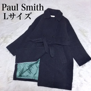 Paul Smith - 美品 大きいサイズ Paul Smith ポールスミス ウール Pコート  黒 