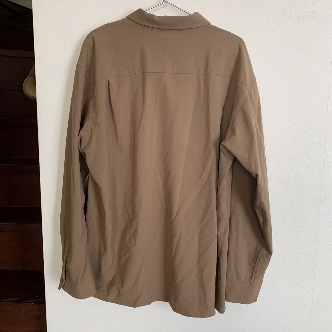 GU(ジーユー)のgu 長袖シャツ　オープンカラーシャツ　ビッグシルエット　XL メンズのトップス(シャツ)の商品写真