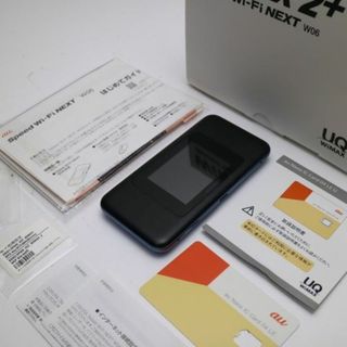 ファーウェイ(HUAWEI)のUQmobile Speed Wi-Fi NEXT W06 ブラック×ブルー (その他)