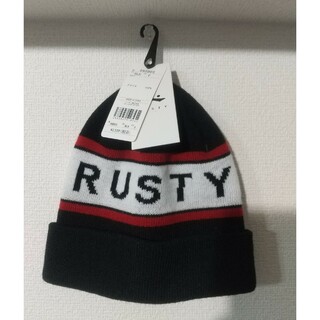 ラスティ(RUSTY)の匿名発送　新品　タグ付き　RUSTY　キッズ　ニット帽(帽子)