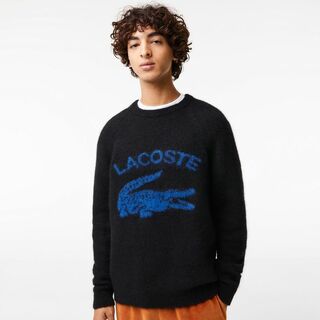 ラコステ(LACOSTE)のLACOSTE　ラコステ　グラフィック　クルーネックセーター　アルパカ混合(ニット/セーター)