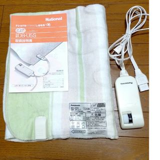 【中古】Panasonicしき毛布　シングル(電気毛布)