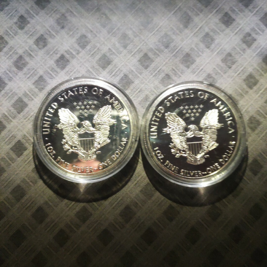 貨幣銀貨1オンス2枚セット