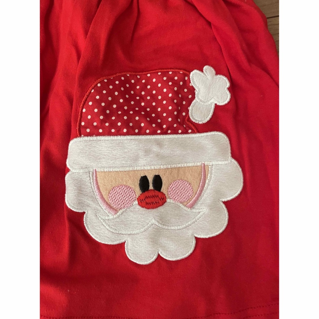 クリスマス　サンタ　コスチューム　100 キッズ/ベビー/マタニティのキッズ服女の子用(90cm~)(その他)の商品写真