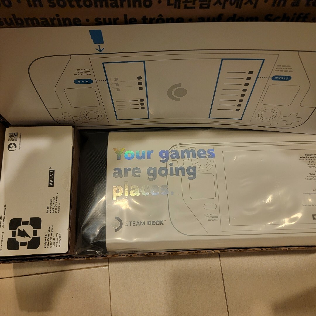 新品未開封品】Steam Deck 512GBモデル 日本公式購入の通販 by