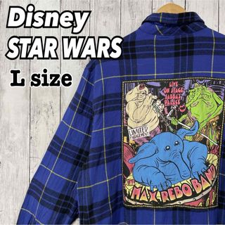 ディズニー(Disney)のDisney STAR WARS ネルシャツ MAX REBO BAND 古着(シャツ)