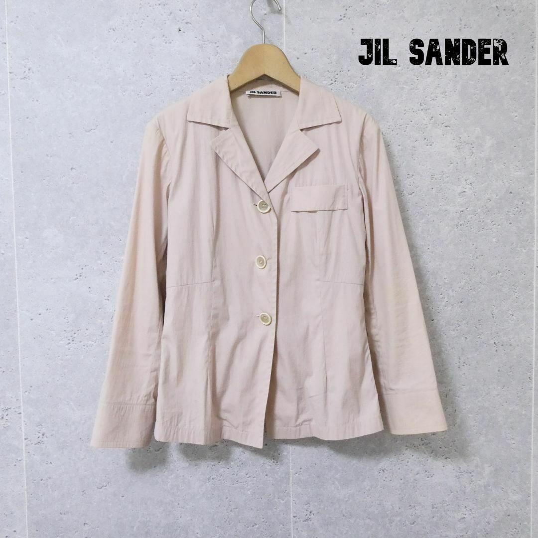 良品 JIL SANDER ストレッチ シングル 3B テーラードジャケット40㎝袖丈